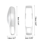 Silver Tone Car Remote Key Cover Fob Case for Porsche Cayenne, Panamera (2003-2023)