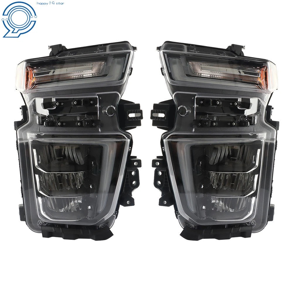 Pair LED Headlights for Chevy Silverado 2500HD (2020-2023)