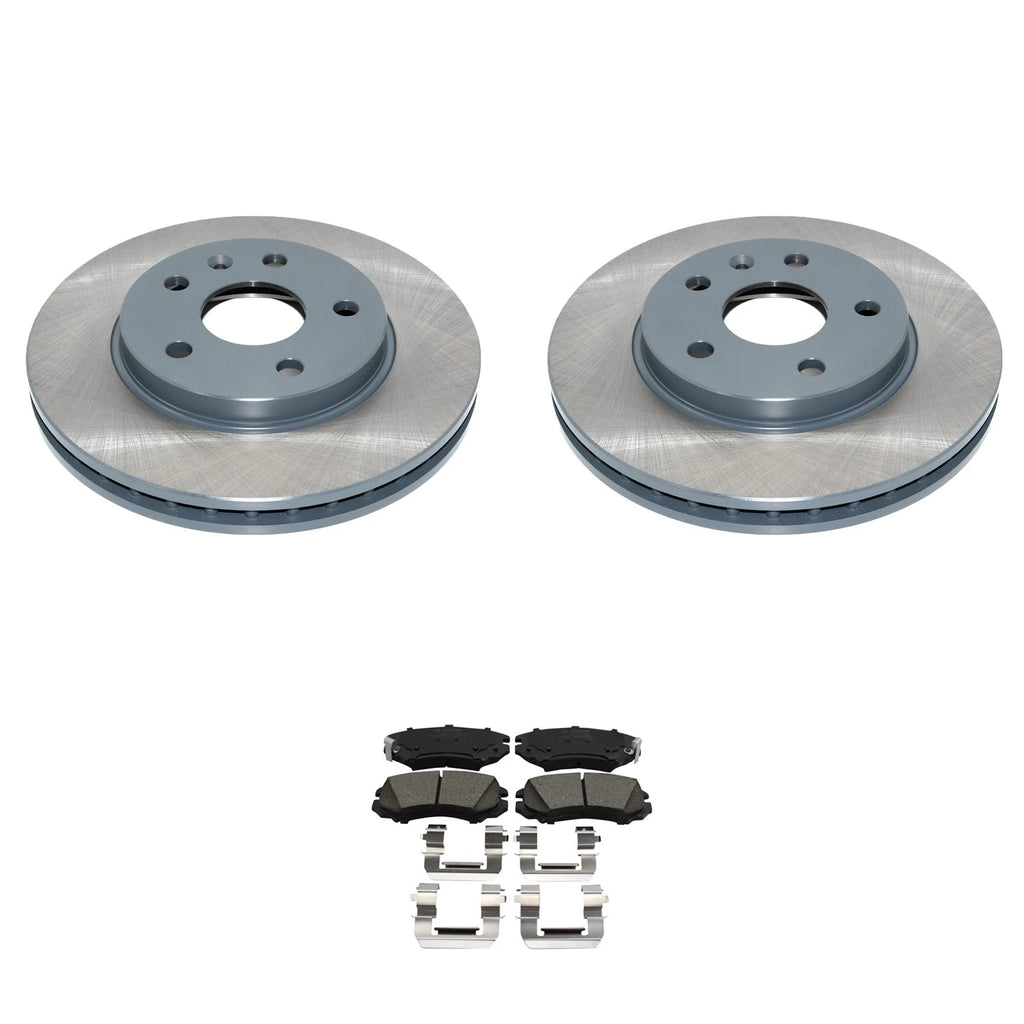 DuraGo Front Rotors & Bosch QuietCast Ceramic Brake Pads Kit for LaCrosse