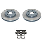 DuraGo Front Rotors & Bosch QuietCast Ceramic Brake Pads Kit for LaCrosse