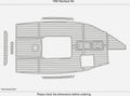 EVA Foam Pad Flooring Mat for Nautique Ski Boat (1992)