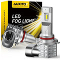 2X HID 6500K White LED Fog Light Bulbs