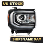HID/Xenon Headlight Right Side for GMC Sierra 1500 (2016–2018) w/Bulb/Ballast