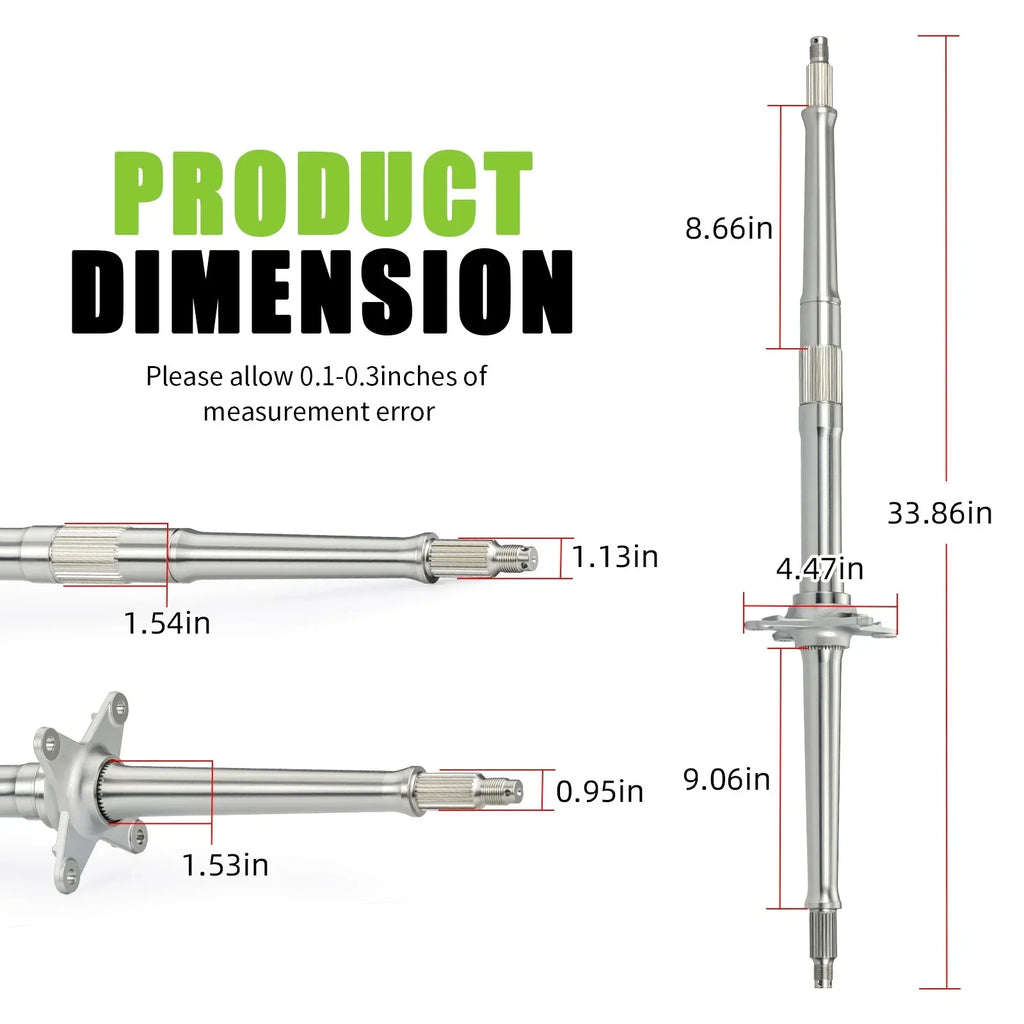 Rear Axle Shaft for Honda TRX400EX Sportrax 400 2x4 (1999-2008)