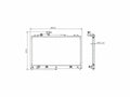 Radiator for Mazda CX-7 (2007–2009) G713PM