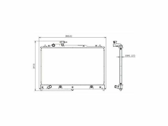 Radiator for Mazda CX-7 (2007–2009) G713PM