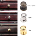 12Pcs Antique Jewelry Box Drawer Knob Pull Handle with Screw