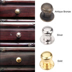 12Pcs Antique Jewelry Box Drawer Knob Pull Handle with Screw