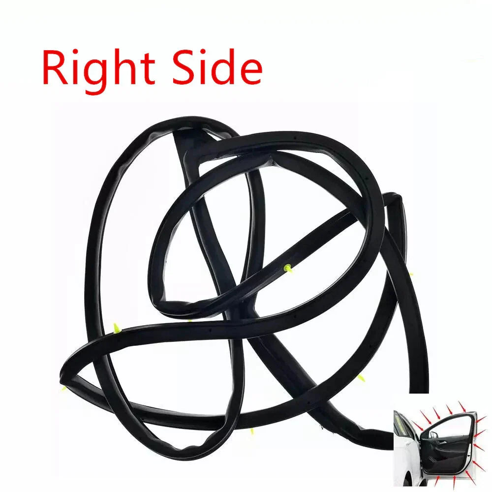 Front Left & Right Door Weatherstrip Rubber for Honda Civic (2012-2015)
