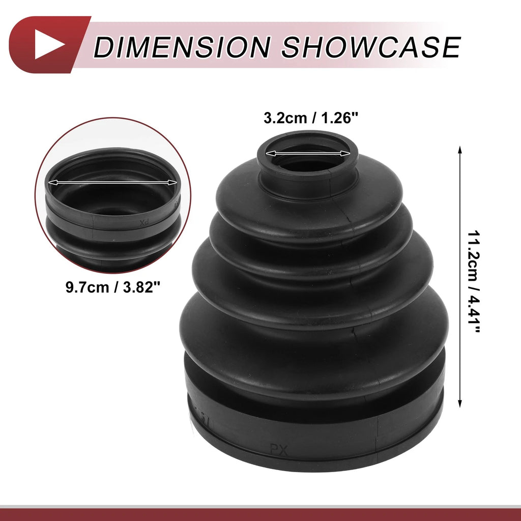 Inner CV Joint Boot Kit w/ Clamps for Toyota Land Cruiser (1998–2007)