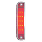 Rear Red LED Clear Lens Side Marker Lights for Chevy Truck (1973–1980)