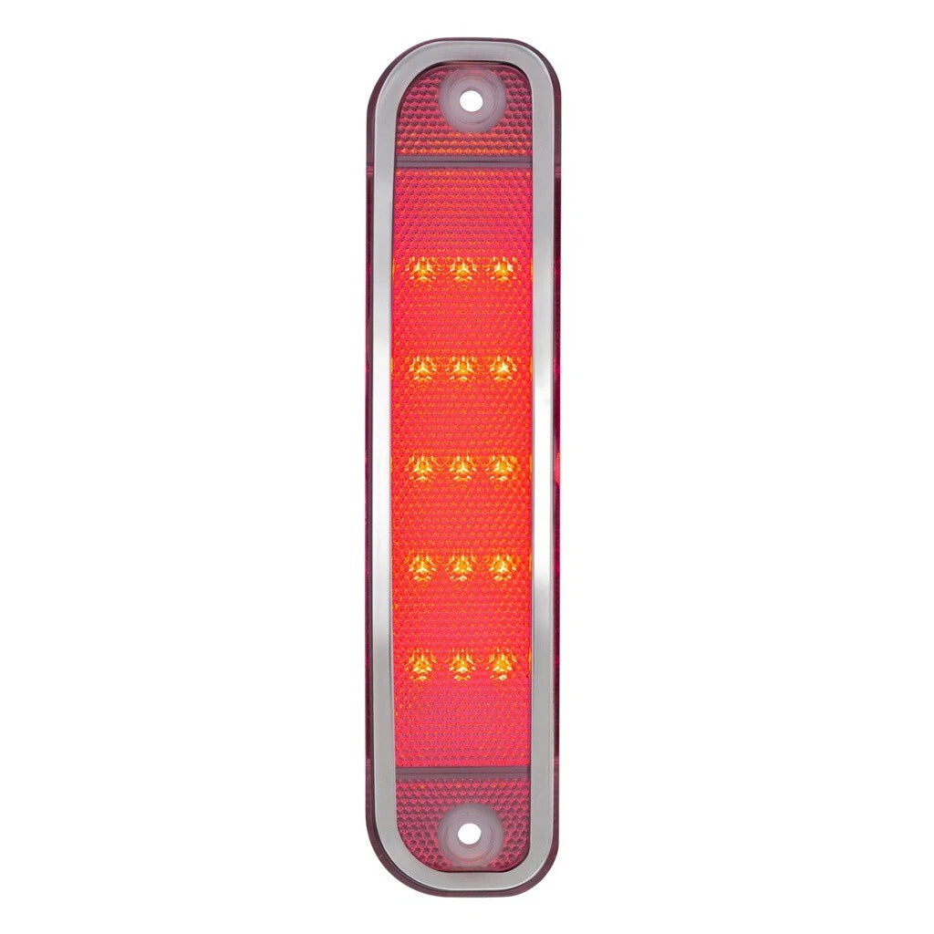 Rear Red LED Clear Lens Side Marker Lights for Chevy Truck (1973–1980)