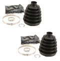 Set of 2 Front Outer CV Joint Boot Kit for Mercedes