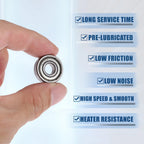 10pcs 607ZZ Deep Groove Ball Bearings for Various Models 