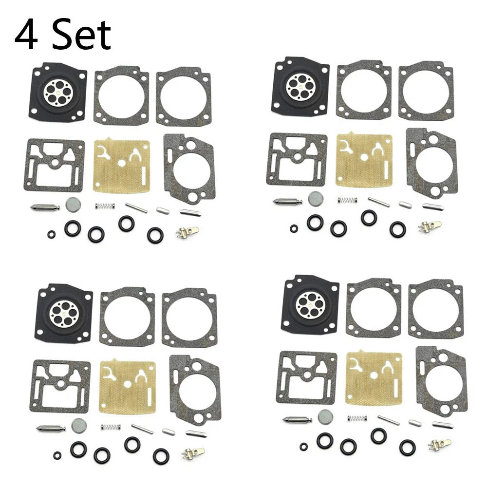 Set of 4 Carburetor Carb Kits for Husqvarna K750 K760 (506410003 506410004 RB-177)