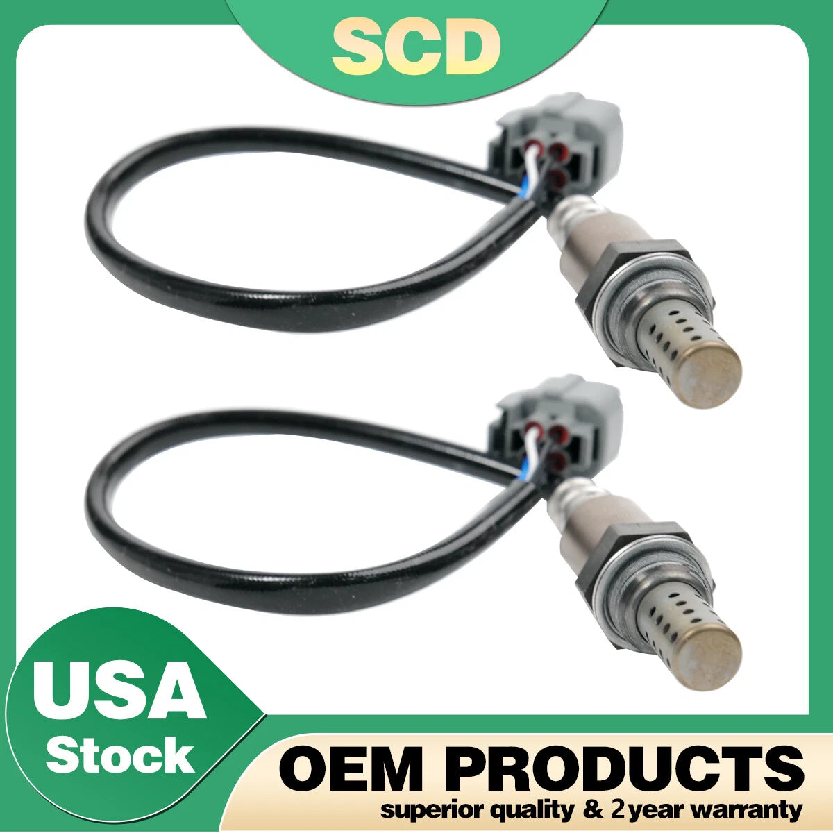 2X Oxygen O2 Sensor Downstream for Honda Element (2003–2011) 234-4733
