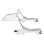 2X Luggage Rack for Harley Fat Boy FLFB FLFBS (2018–2026) Black/Chrome