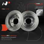 Rear Disc Brake Rotors for Jeep Compass (2007-2017)