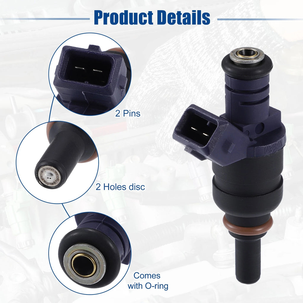 6 Pcs Fuel Injector Nozzle for BMW 330i 330Xi 530i (2001–2005) NO.1439800