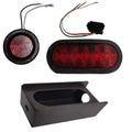 LED Tail Light Kit for Truck Trailer (6" Oval & 2" Marker)