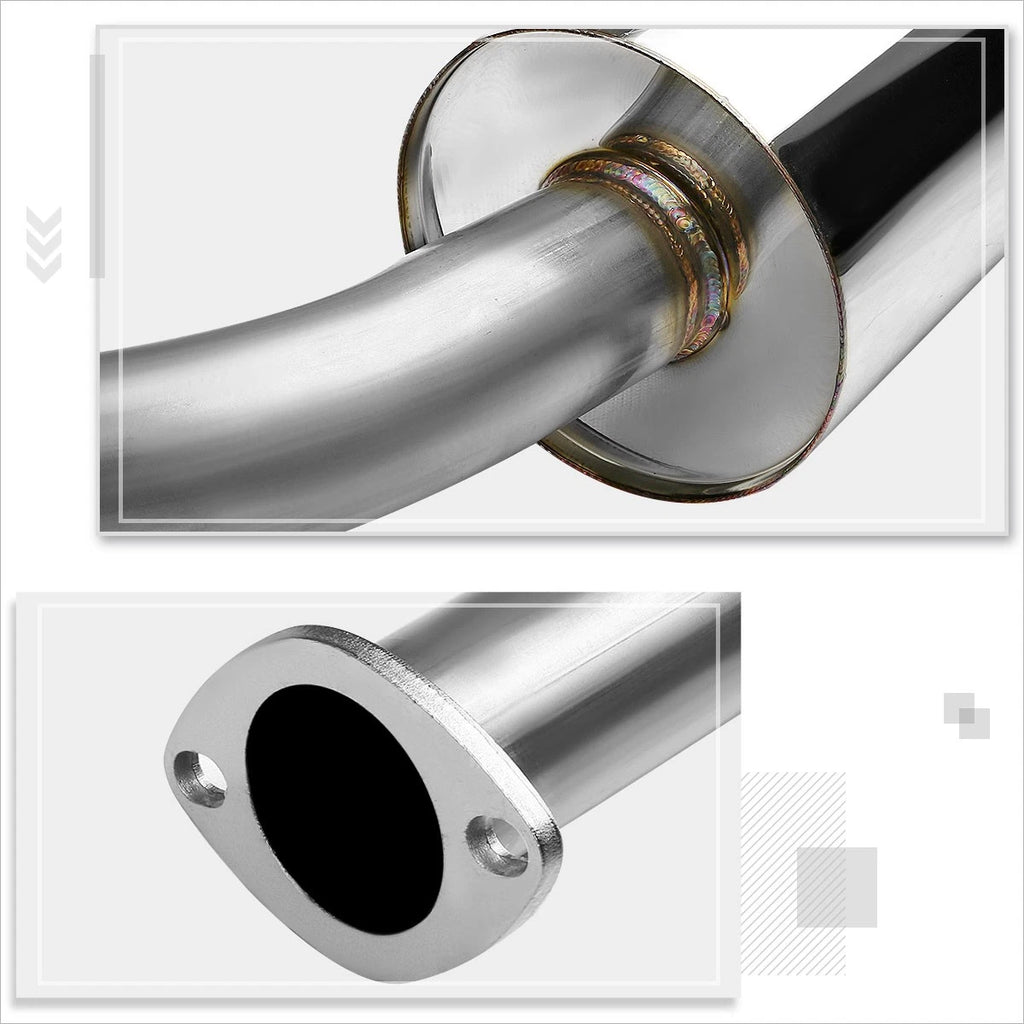 Catback Exhaust System for Mitsubishi Eclipse 4CYL (2000–2005) - 4.5" Burnt Tip