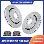 Front Brake Rotors & Ceramic Pads for Ford F-150 (YYYY–YYYY)
