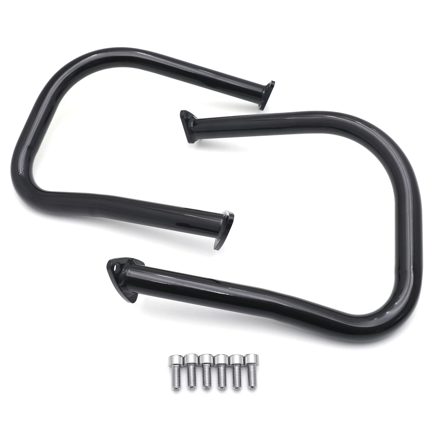 Rear Black Highway Bars for Indian Chief Challenger Roadmaster Chieftain (2014–2021)