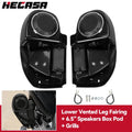 Lower Vented Fairing Speaker Box Pod for Harley Road King (2014–2024)
