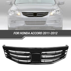 Gloss Black Mesh Grille for Honda Accord (2011–2012)