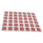 1" Round Stickers for Gas-Operated Generators (Identifying)