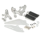 Set of 2 Front Rider Driver Foot Pegs Bracket for Kawasaki Ninja ZZR1400 ZX14R (2006–2023)