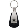 Black Leather Teardrop Keychain - Officially Licensed for Honda Accord
