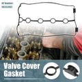 Engine Valve Cover Gaskets for Chevrolet Aveo 1.6L (2004–2008) No.96353002 Black