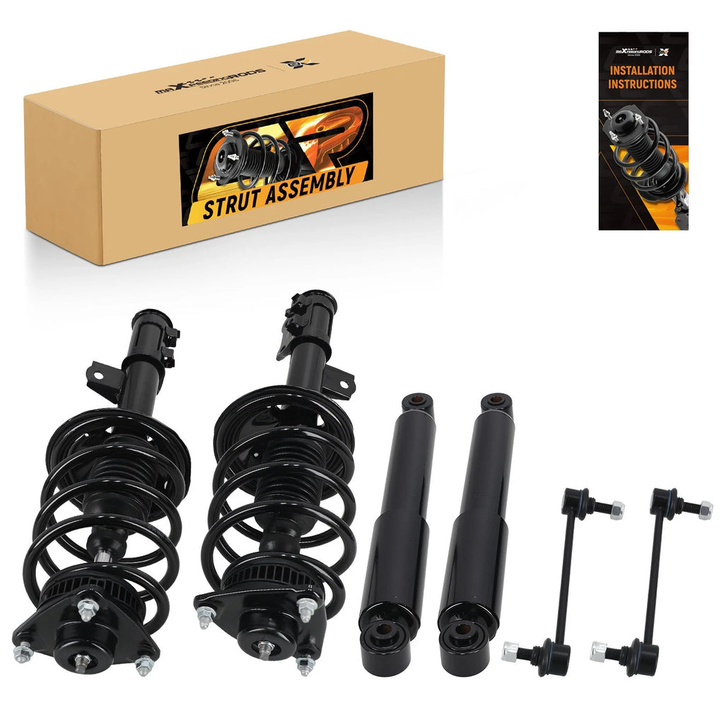 Set of 4 Suspension Struts & Sway Bar Links for Kia Forte 5 (2012–2013) 172720