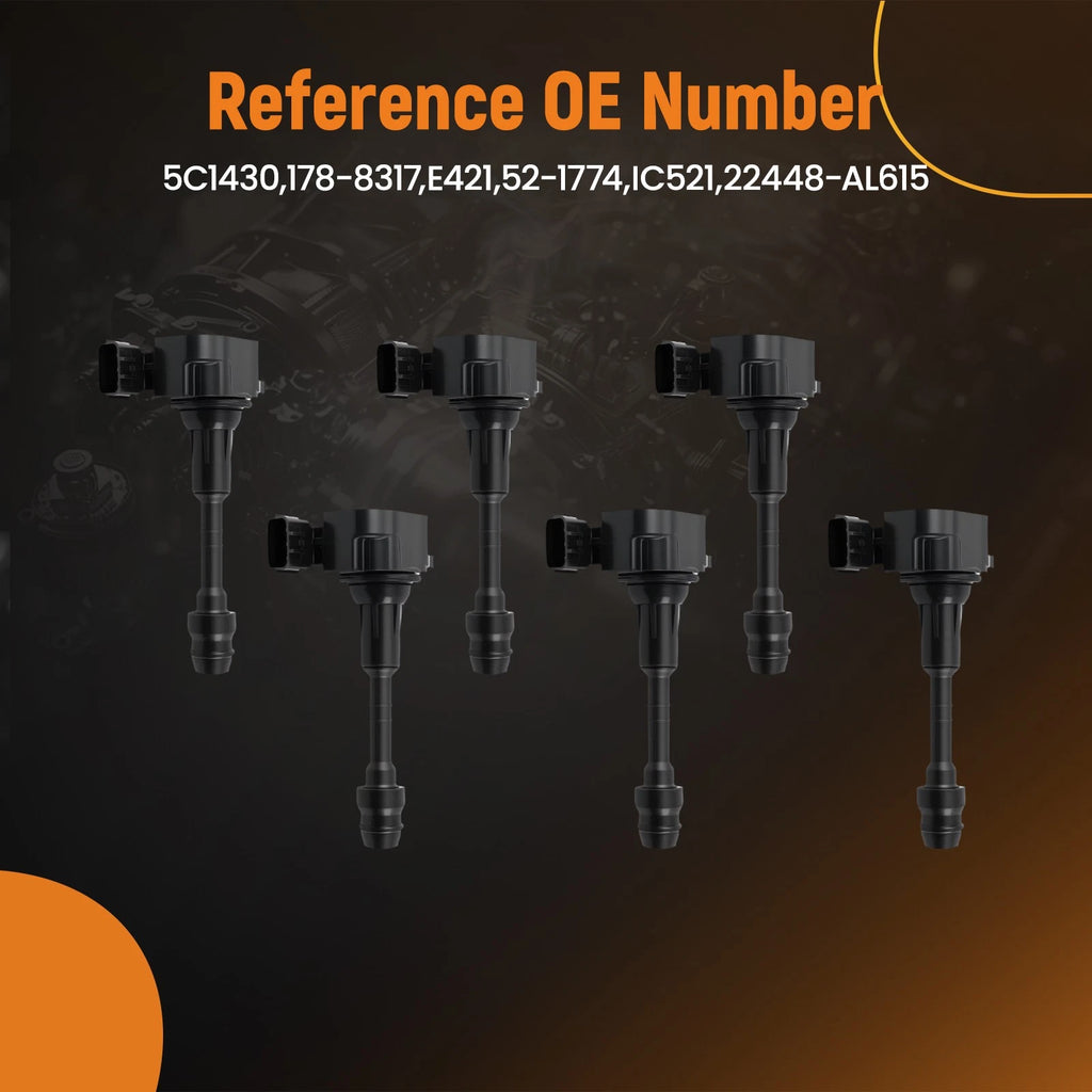 Ignition Coil Set for Infiniti FX35 G35 M35 Nissan 350Z (2003–2008)
