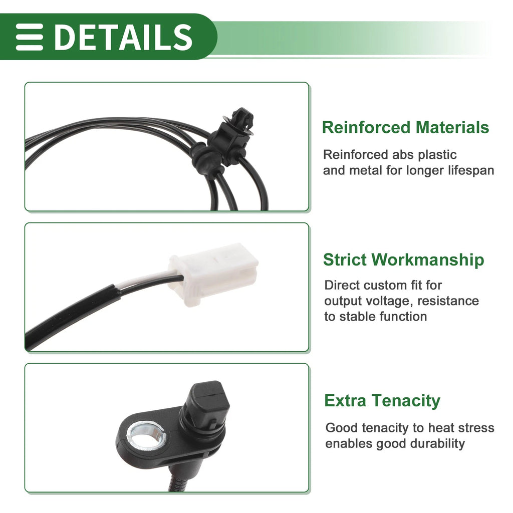 ABS Wheel Speed Sensor No.DA7R4371Y for Mazda 2 (2019) 1 Pc Rear Right