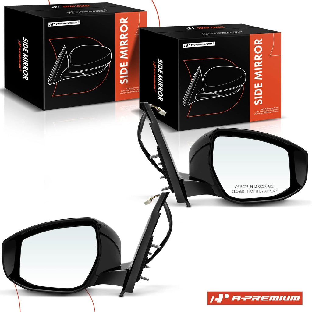 Power Mirror Pair for Nissan Maxima (2016–2023) - Manual Fold, Signal, Heated