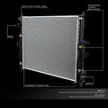Aluminum Core Radiator for Mercedes ML320/ML430/ML500 (1998–2005) DPI 2190