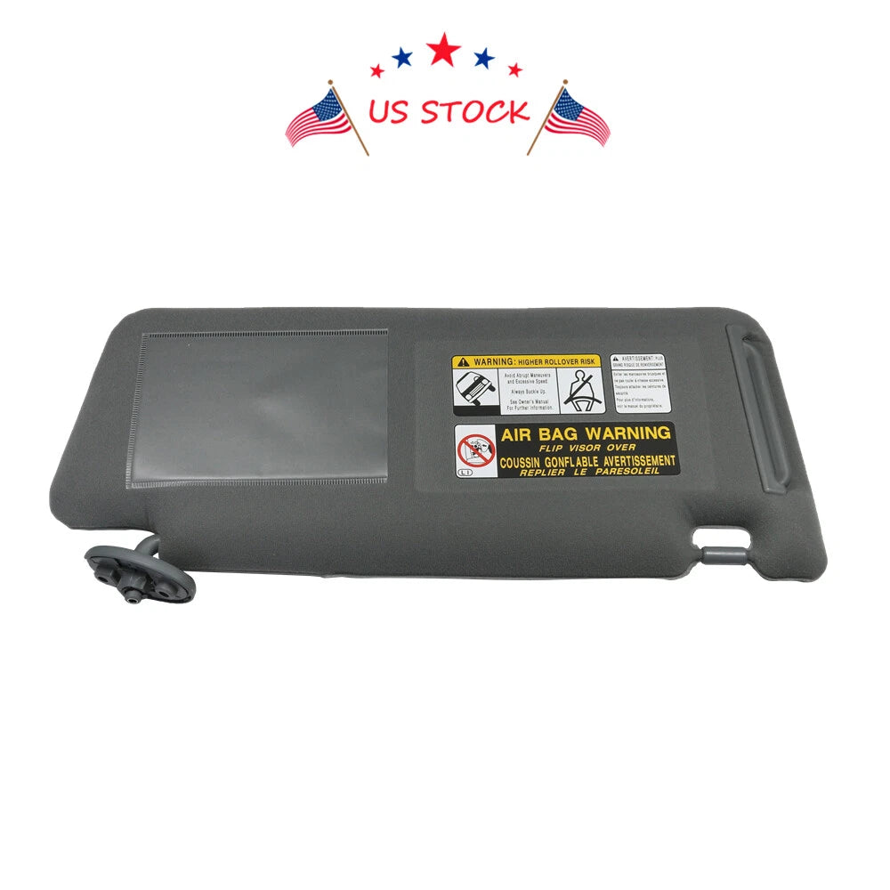 Left Driver Side Sun Visor for Toyota Tacoma (2005–2011) Gray