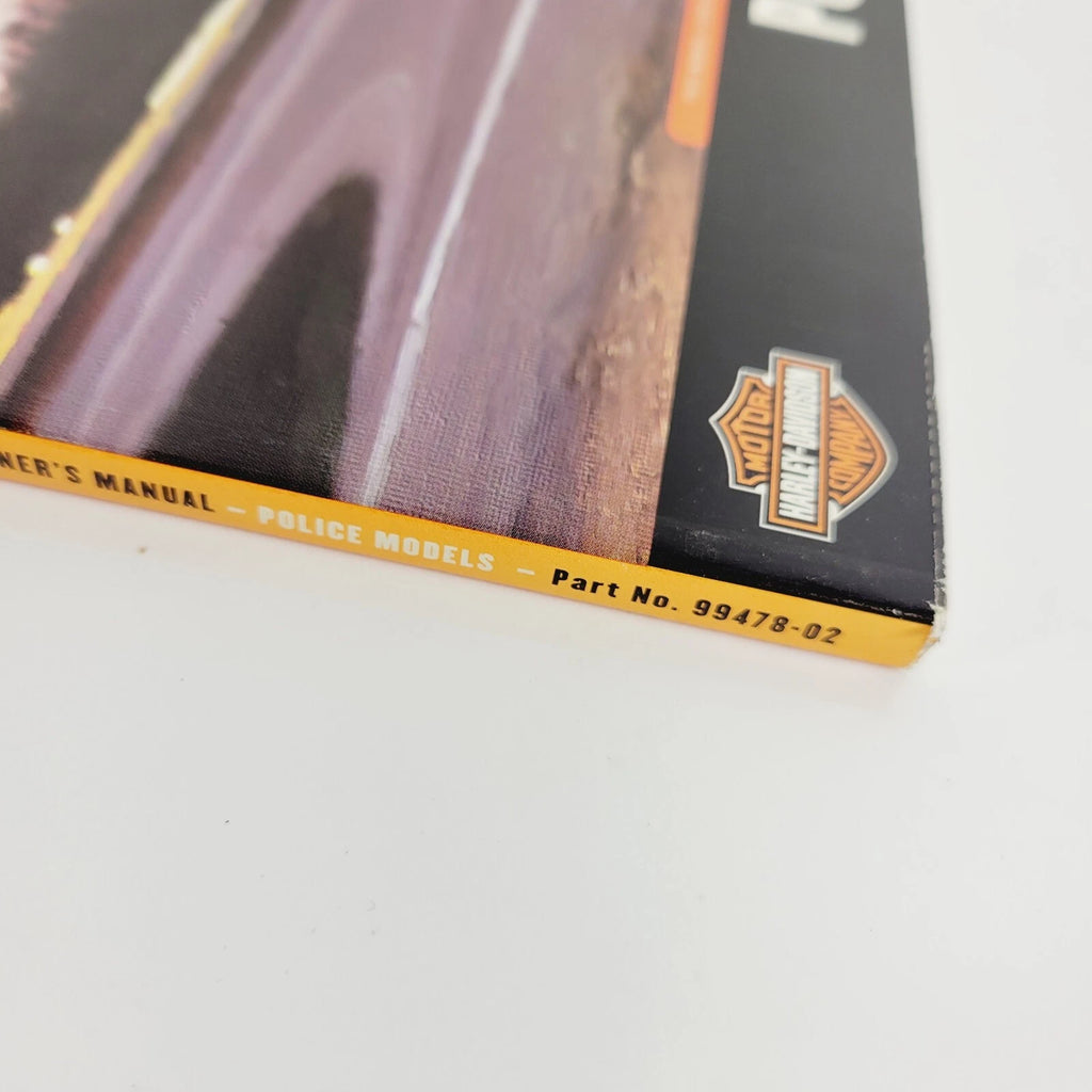 Owners Manual for Harley-Davidson Police Models (2002) 99478-02