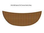 Swim Platform Step Mat for MB Sports F22 Tomcat (2014) - EVA Teak Decking