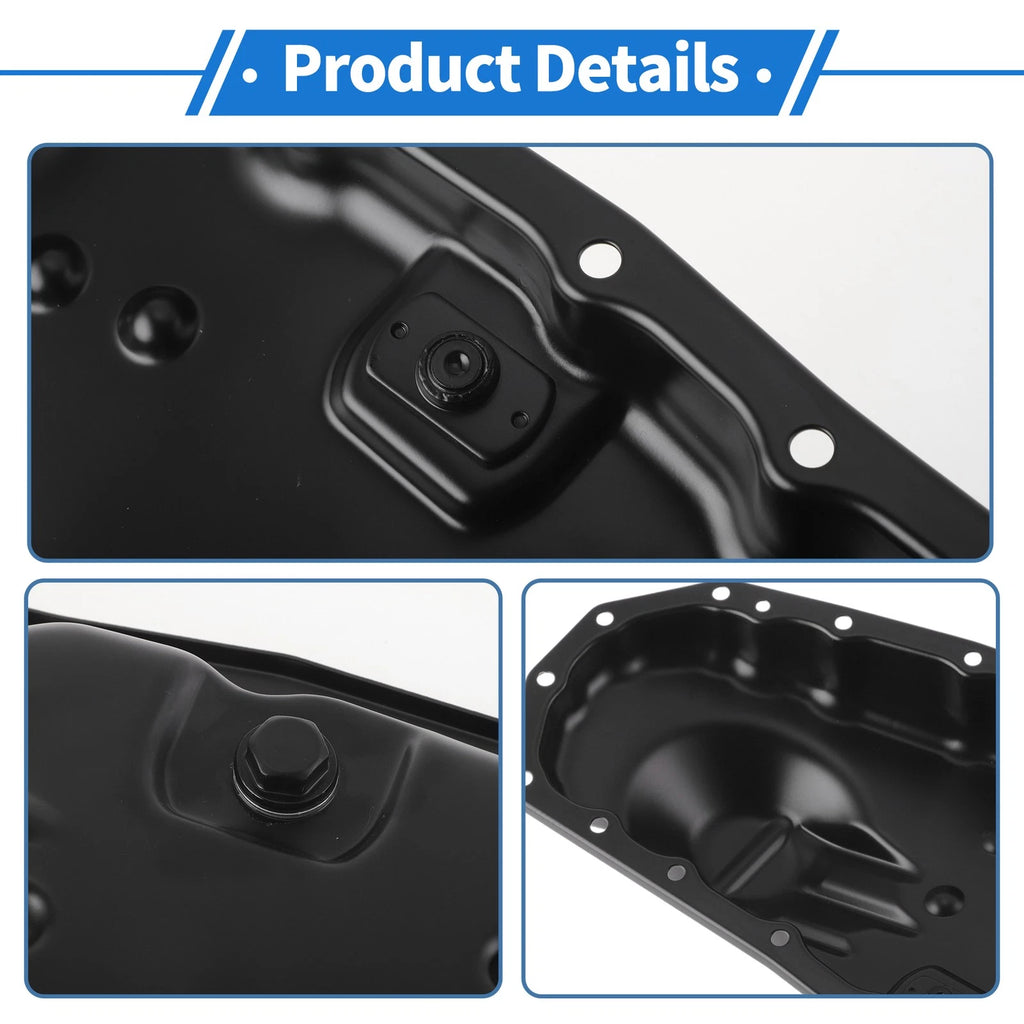 Engine Oil Pan for Nissan Altima (2017–2018) No.3139029X0B Aluminum Black