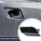 Washer Nozzle Cover Cap No. 51118067970 for BMW 320i (2012–2013) Black