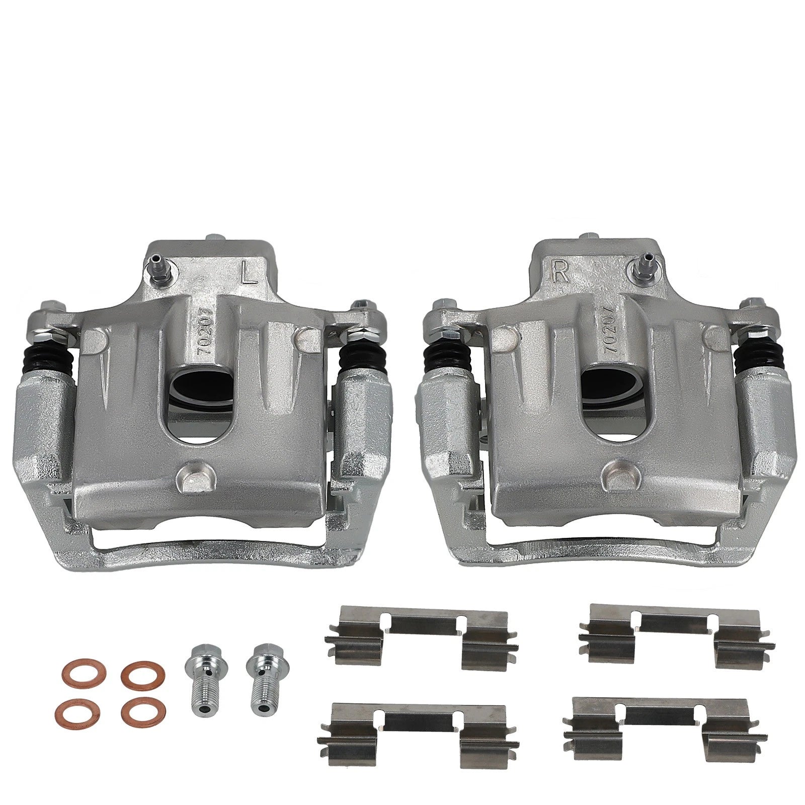 Set of 2 Rear Brake Calipers for Cadillac XTS (2013–2019) w/Bracket 18B5058