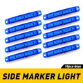 10x Blue LED Side Marker Lights for Truck Boat Trailer (USA)
