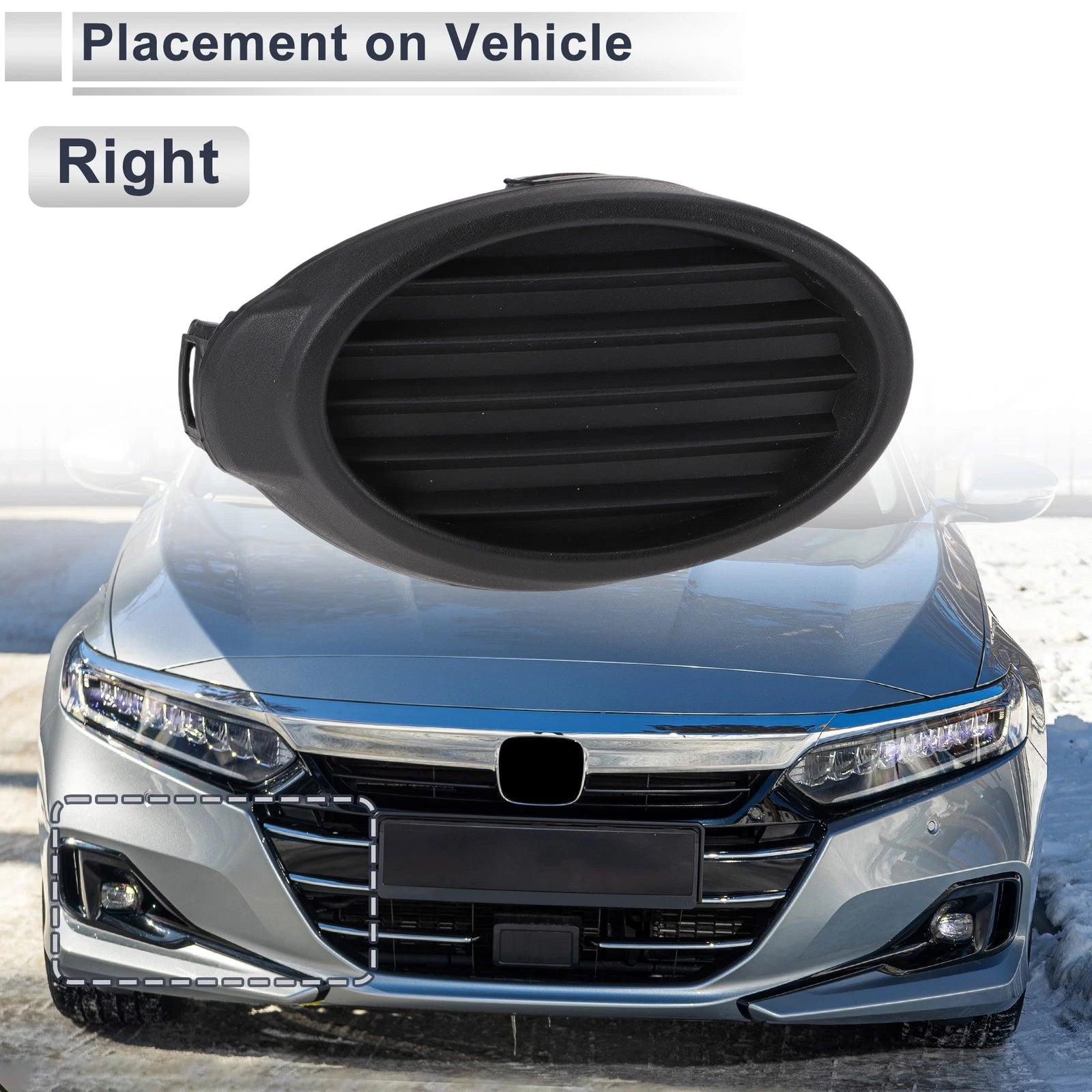 1 Pc Fog Light Grill for Ford Focus (2012–2014) No.BM5119952BC