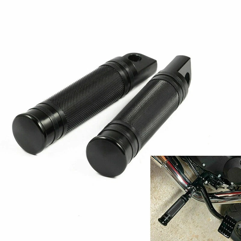 10mm Motorcycle Footpegs Support Mount for Harley-Davidson Fatbob, Fatboy (–)