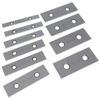 Set of 10 Precision Parallel Bars 1/8 x 4" Hardened Steel
