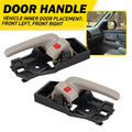 Set of 2 Interior Door Handles Beige for Toyota Tundra (2000–2006)