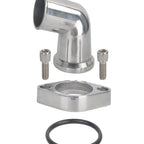 15° Swivel Water Neck Thermostat Housing for Chevy SBC BBC (327–350) Polished